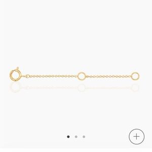 Gold chain extender